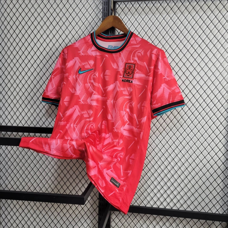 CAMISOLA DA SELEÇÃO DA KOREA DO SUL 24/25 VERMELHO