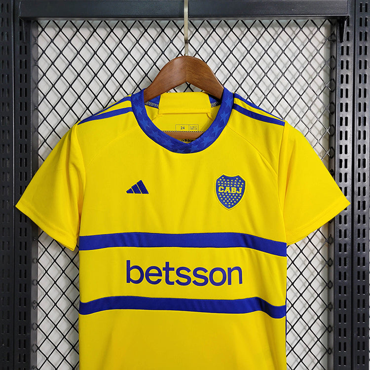 KIT INFANTIL DO BOCA JUNIORS 23/24 AMARELO