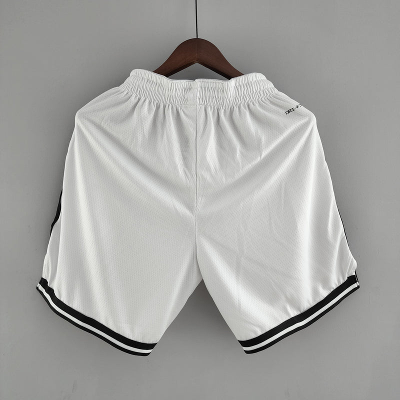 Shorts 75th anniversary Brooklyn Nets White NBA