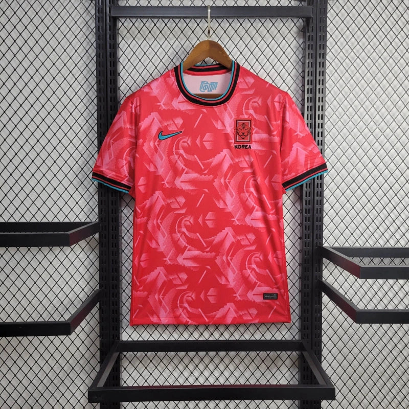 CAMISOLA DA SELEÇÃO DA KOREA DO SUL 24/25 VERMELHO