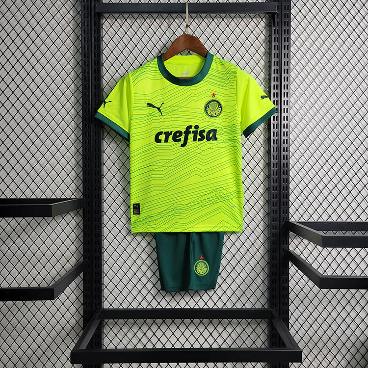 KIT INFANTIL DO PALMEIRAS 23/24 VERDE NEON