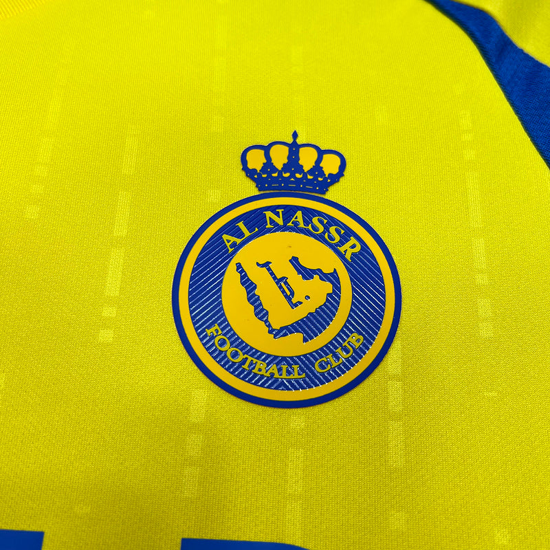 CAMISOLA DO AL NASSR 24/25 AMARELO cr7