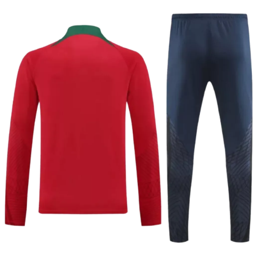 Conjunto de Treino Seleção Portugal - Masculino - Vermelho